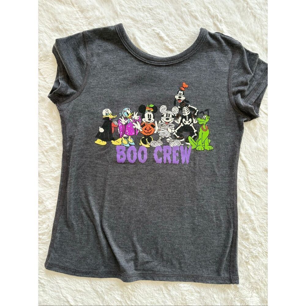 Disney Halloween Boo Crew Shirt Size 5/6